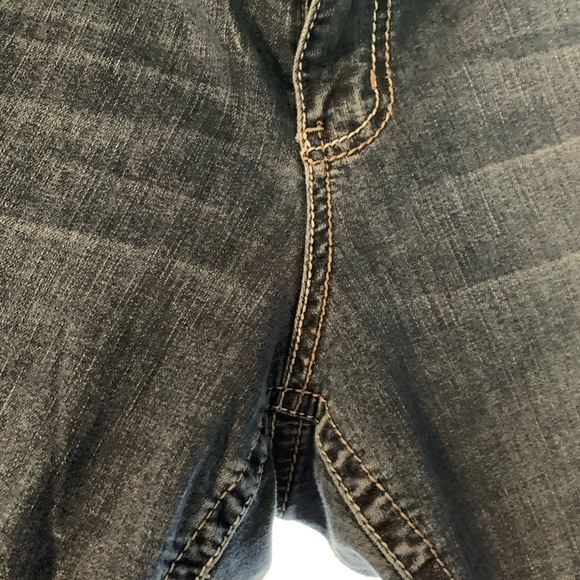 Lane Bryant- Womens size 24, bootcut distressed denim. - Picture 6 of 10